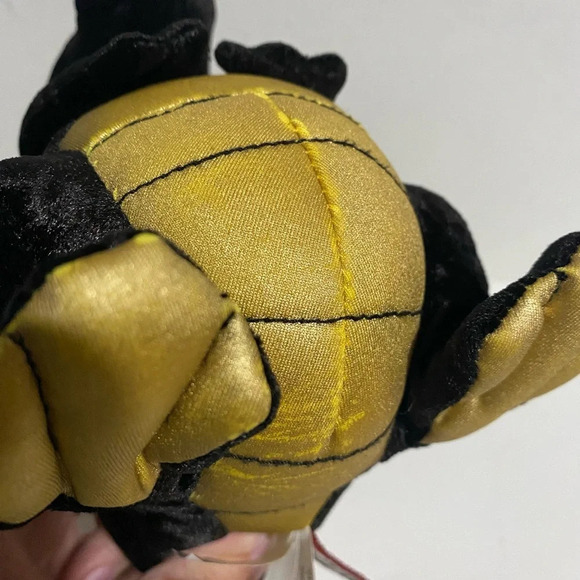 Douglas Cuddle Toys Dragon 9” Black And Gold Shiny Wings Halloween Spooky Season - Picture 10 of 10